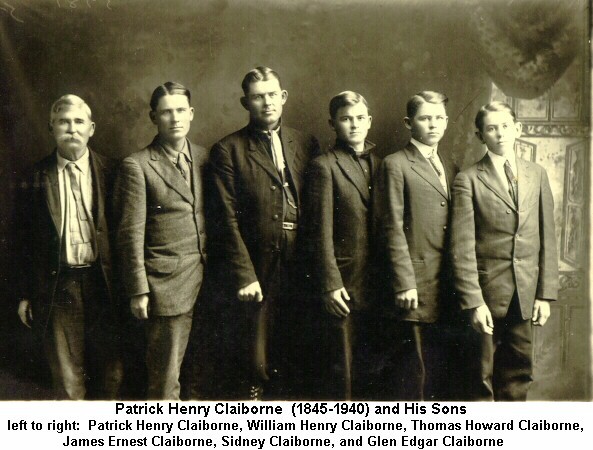 The only Claiborne survivor of the gunfight, along with his sons